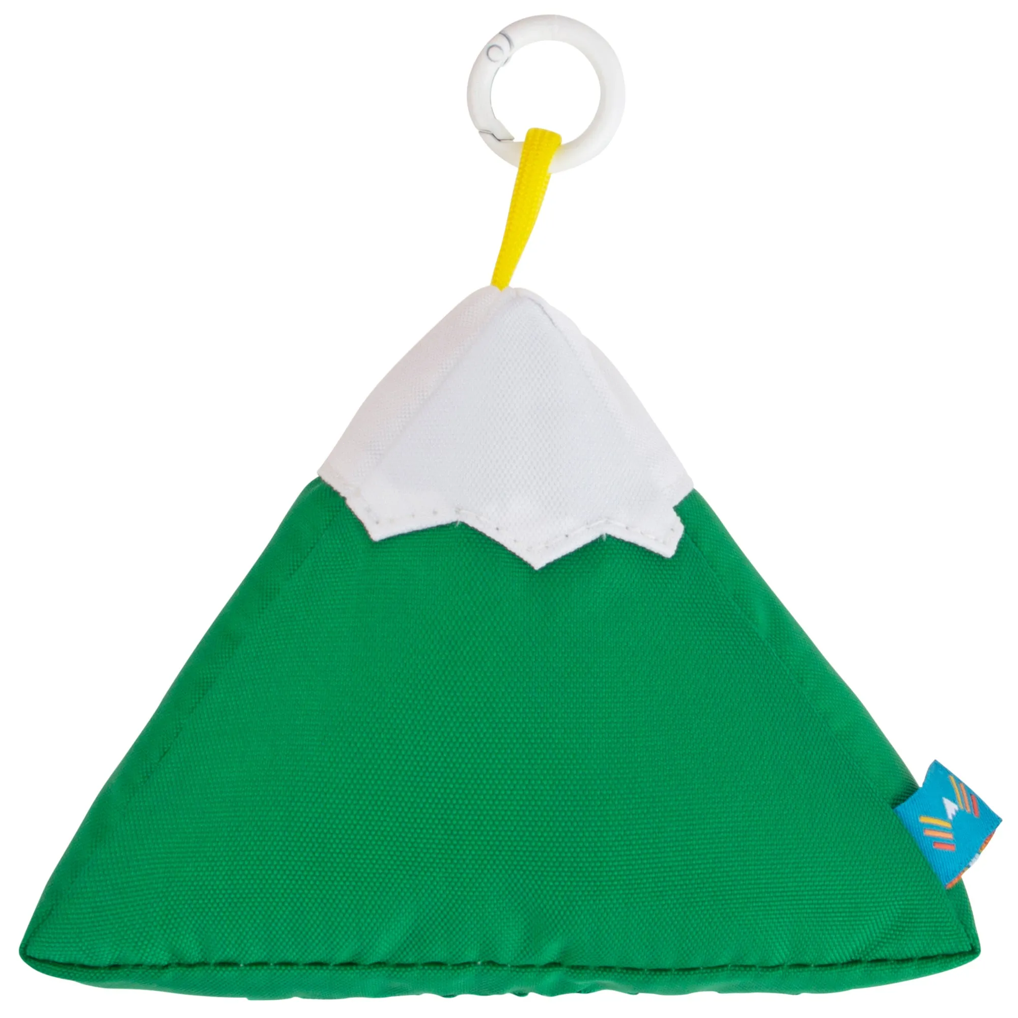 Kelly Green Plush Mountain Keychain