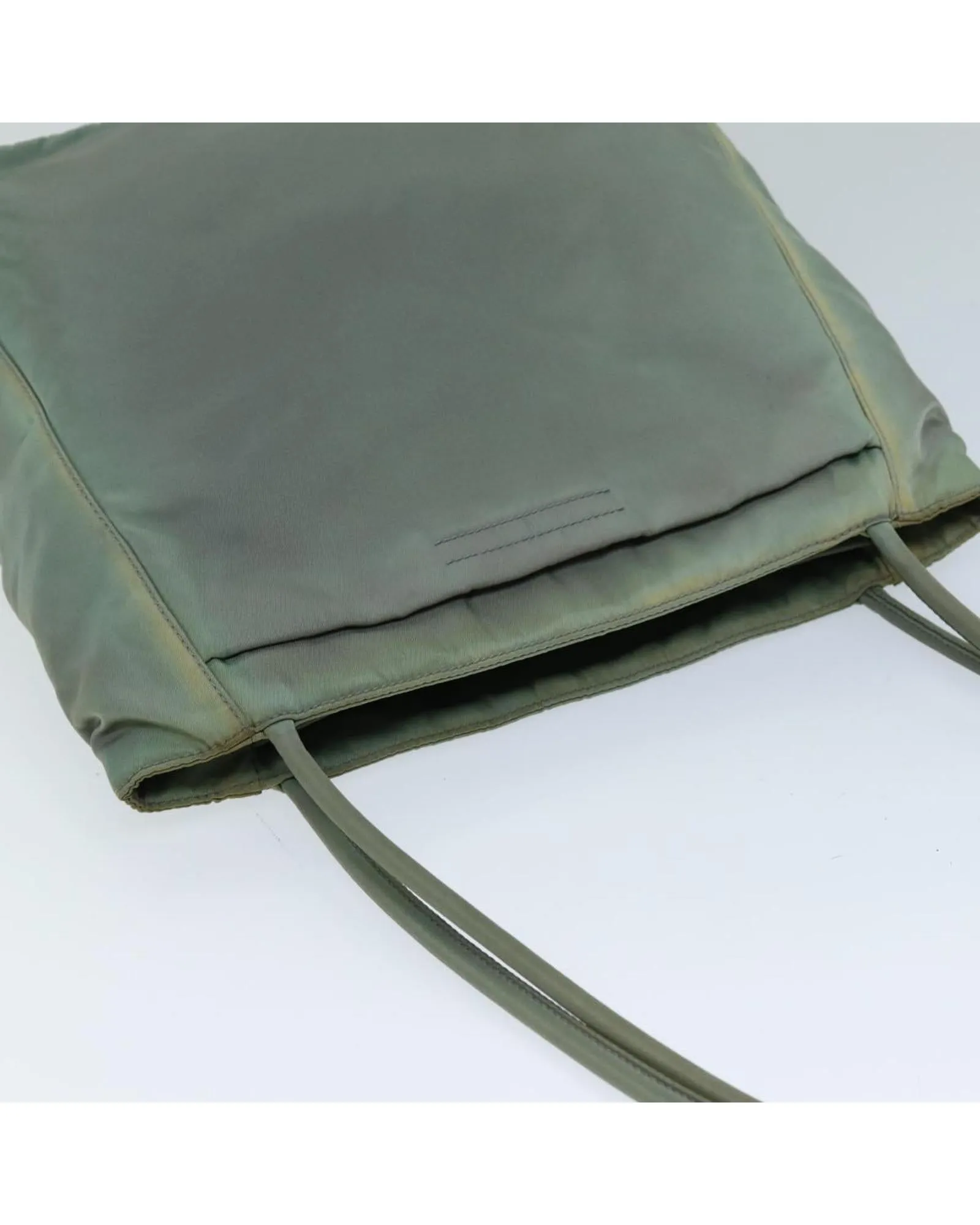 Khaki Nylon Tote Bag - Italian Made