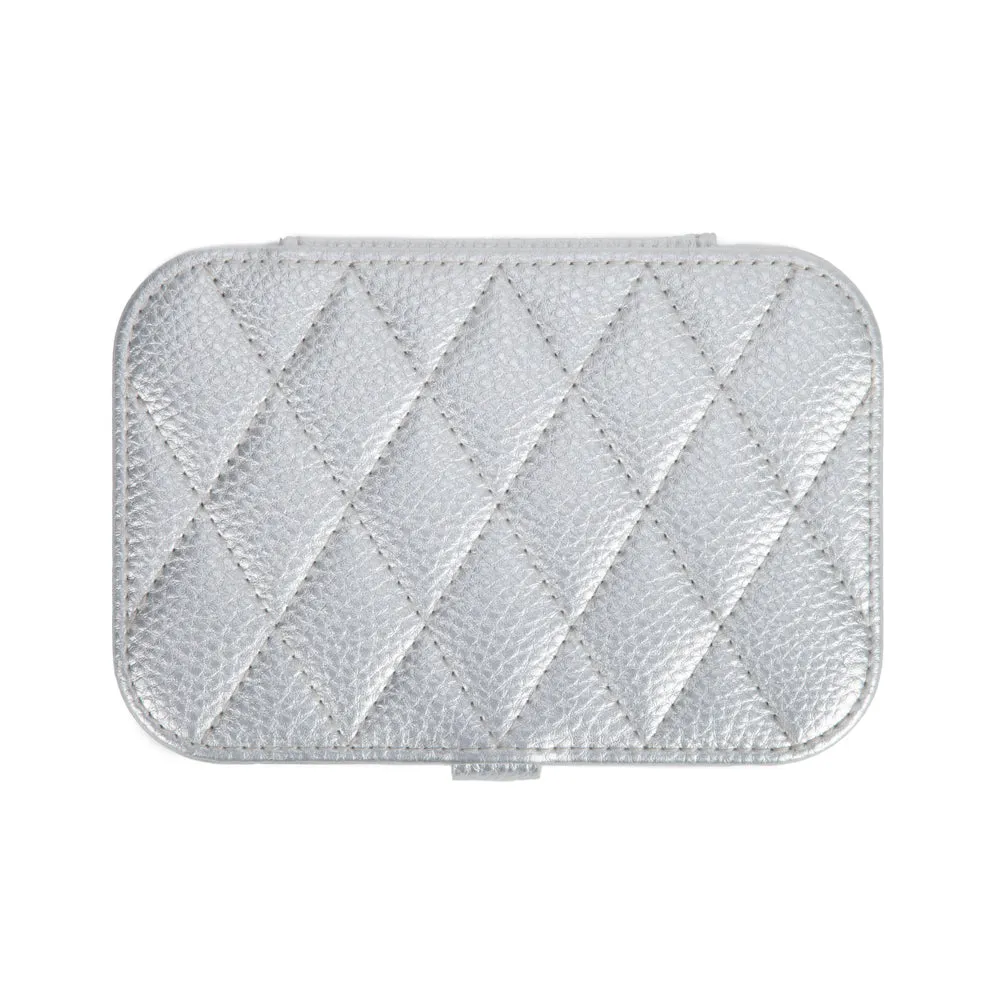 Leah Quilted Travel Jewelry Organizer