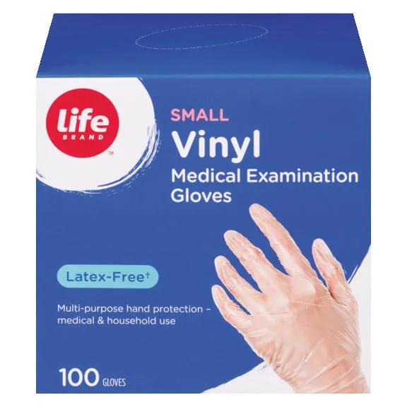 Life Brand Vinyl Medical Examination Gloves