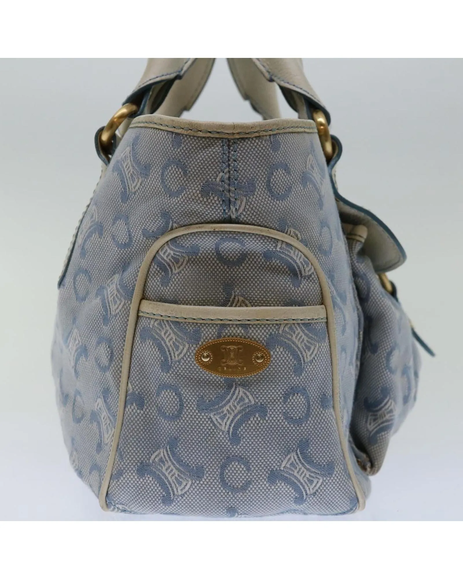 Macadam Canvas Boogie Hand Bag Light Blue