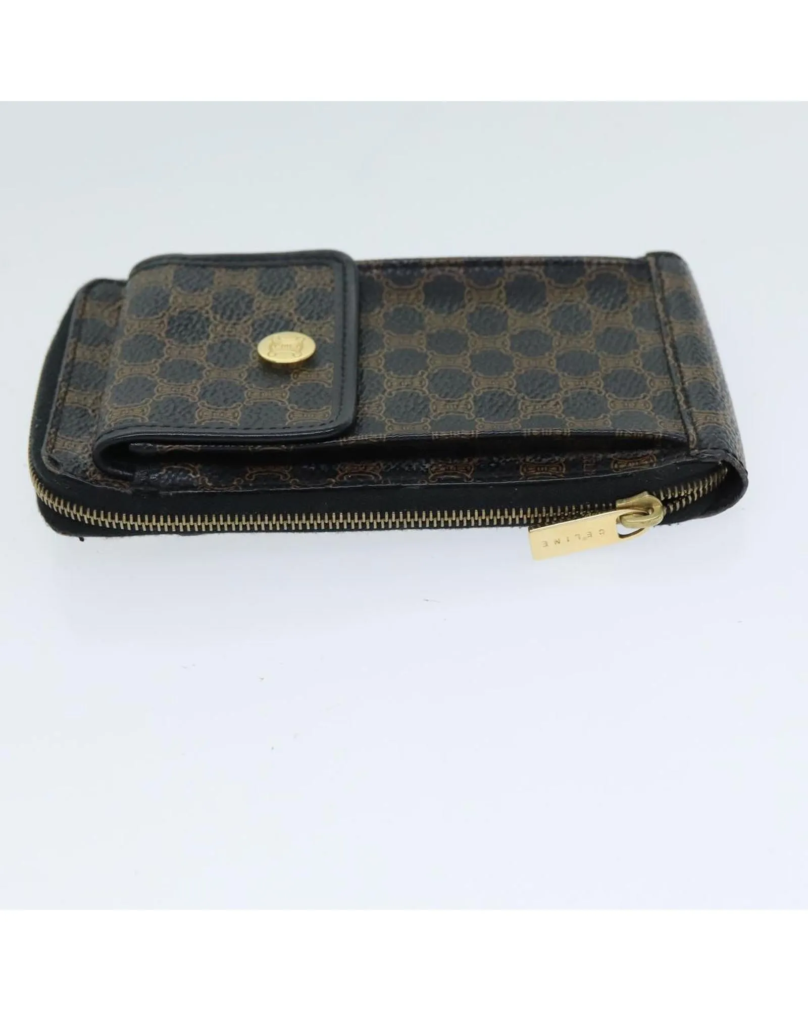 Macadam Canvas PVC Leather Shoulder Wallet