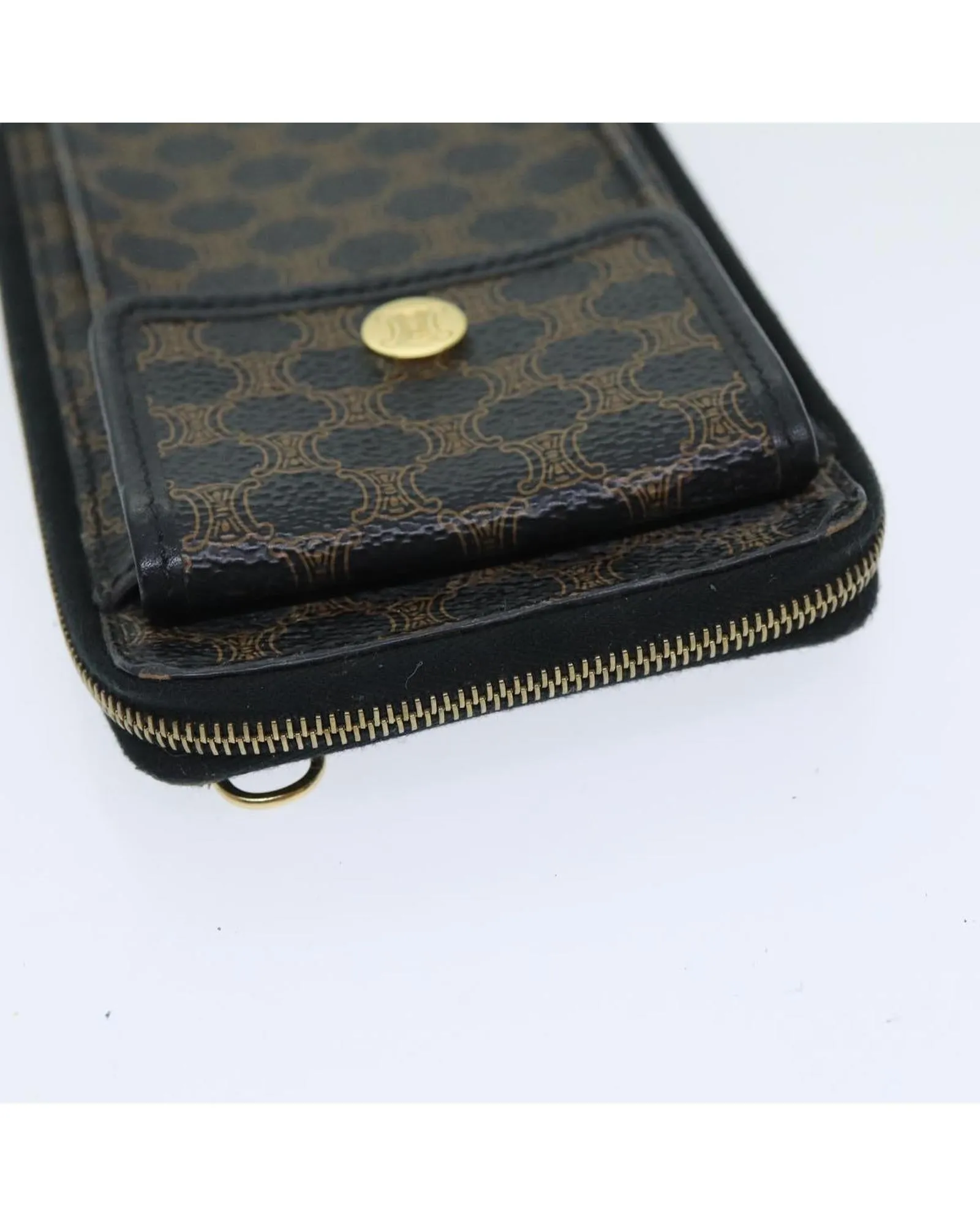 Macadam Canvas PVC Leather Shoulder Wallet