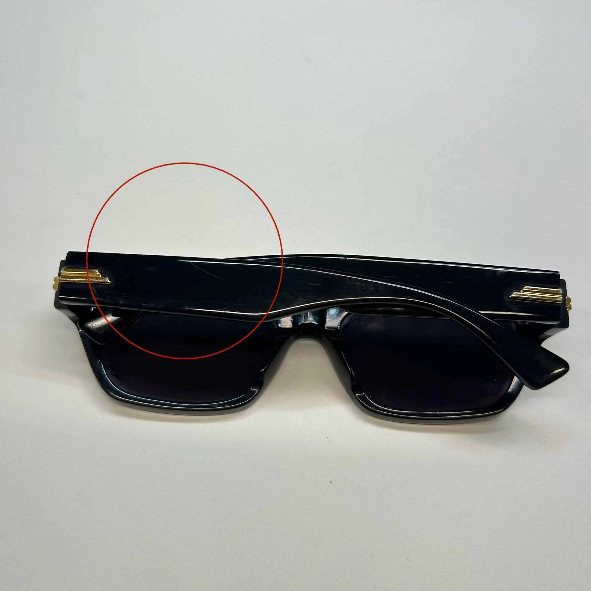 Men's Bv1143S Acetate Sunglasses Black