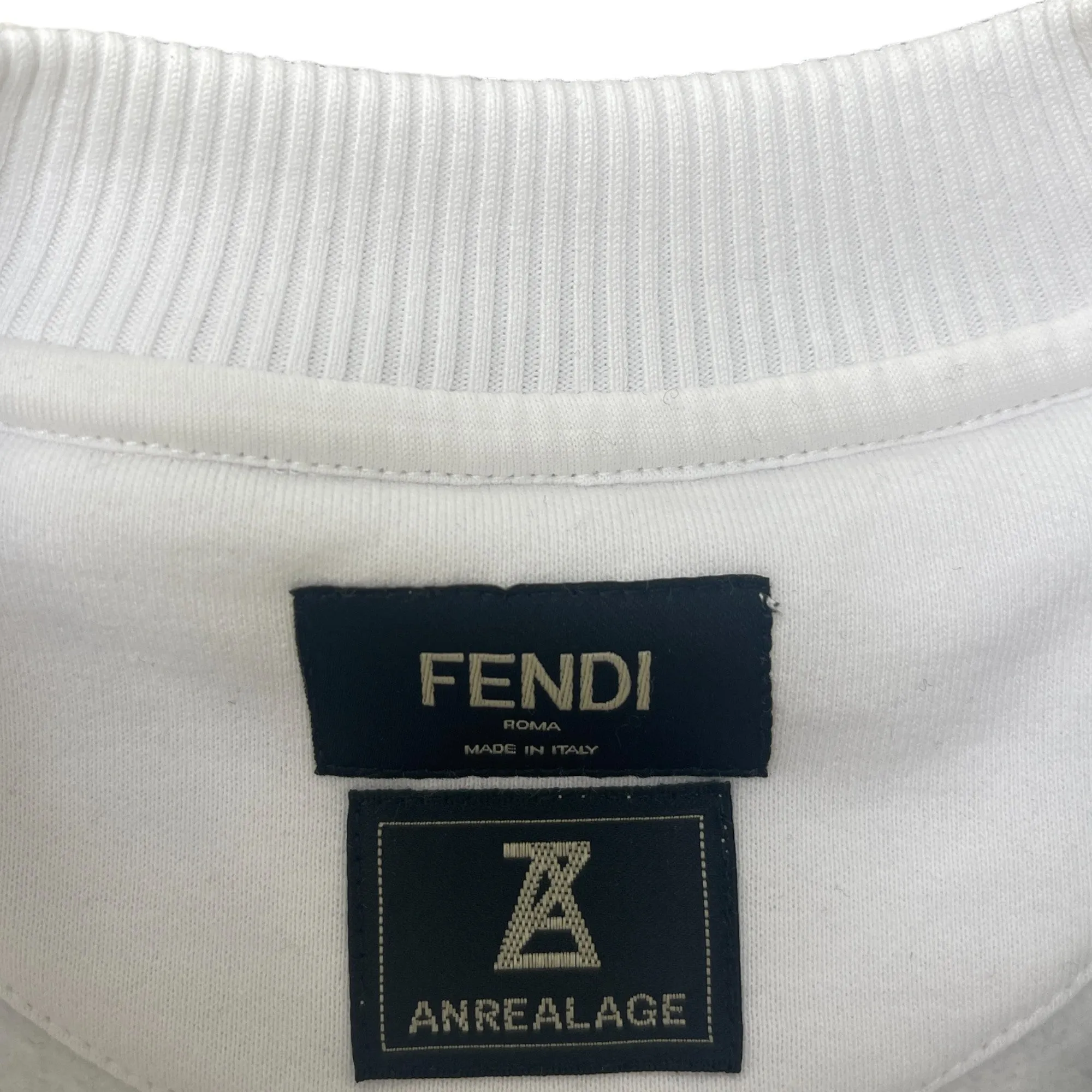 Men's Logo Sweatshirt White Size S