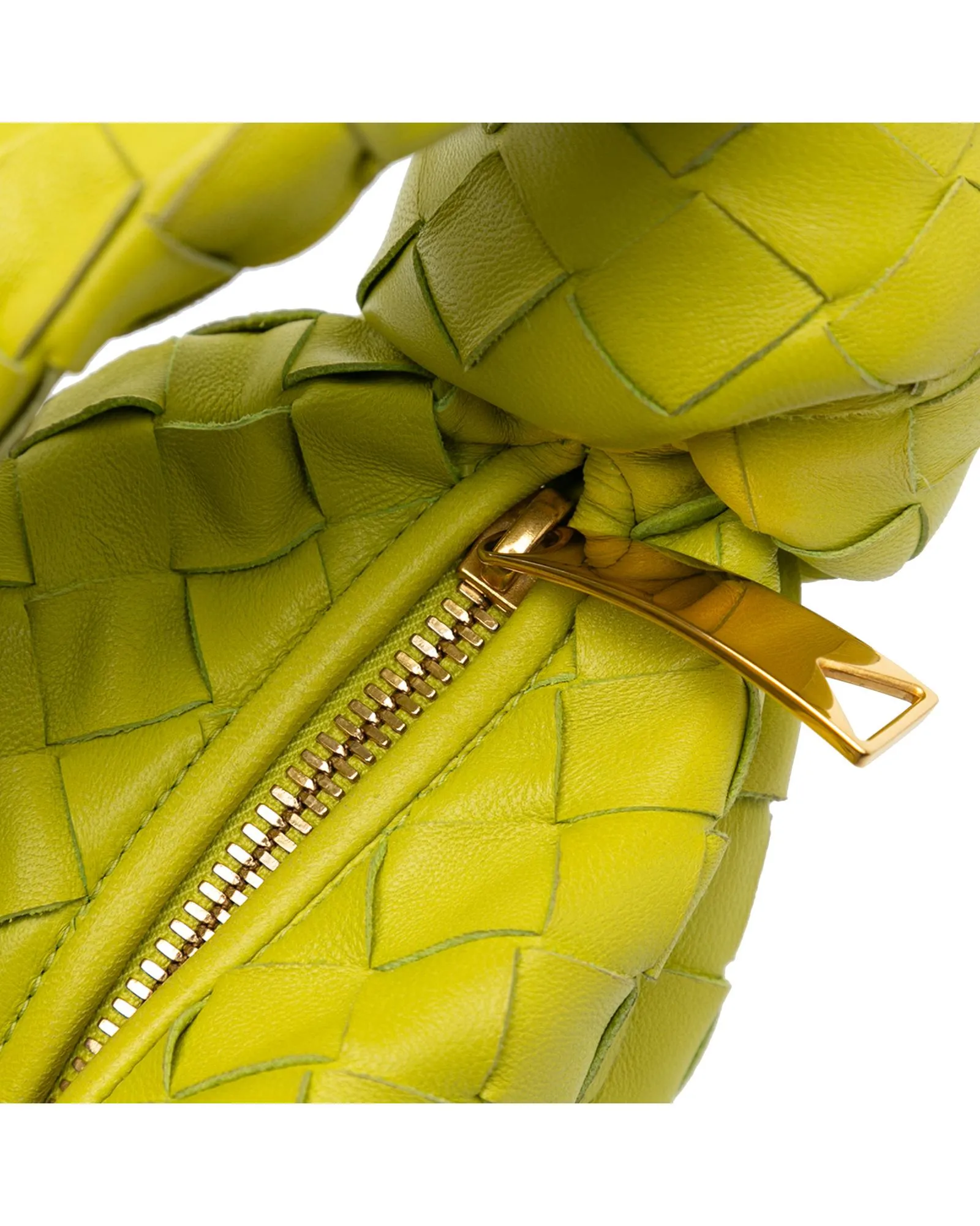 Mini Nappa Intrecciato Woven Leather Bag with Knotted Handle