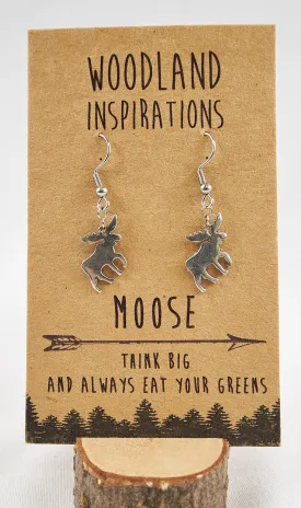 Moose Woodland Earrings