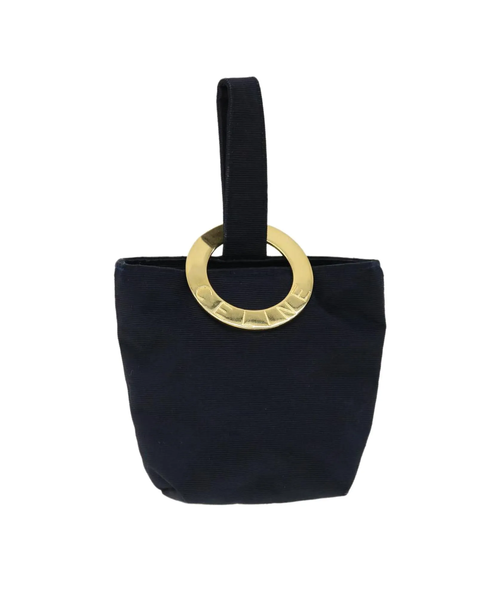 Navy Circle Pouch Celine am3209