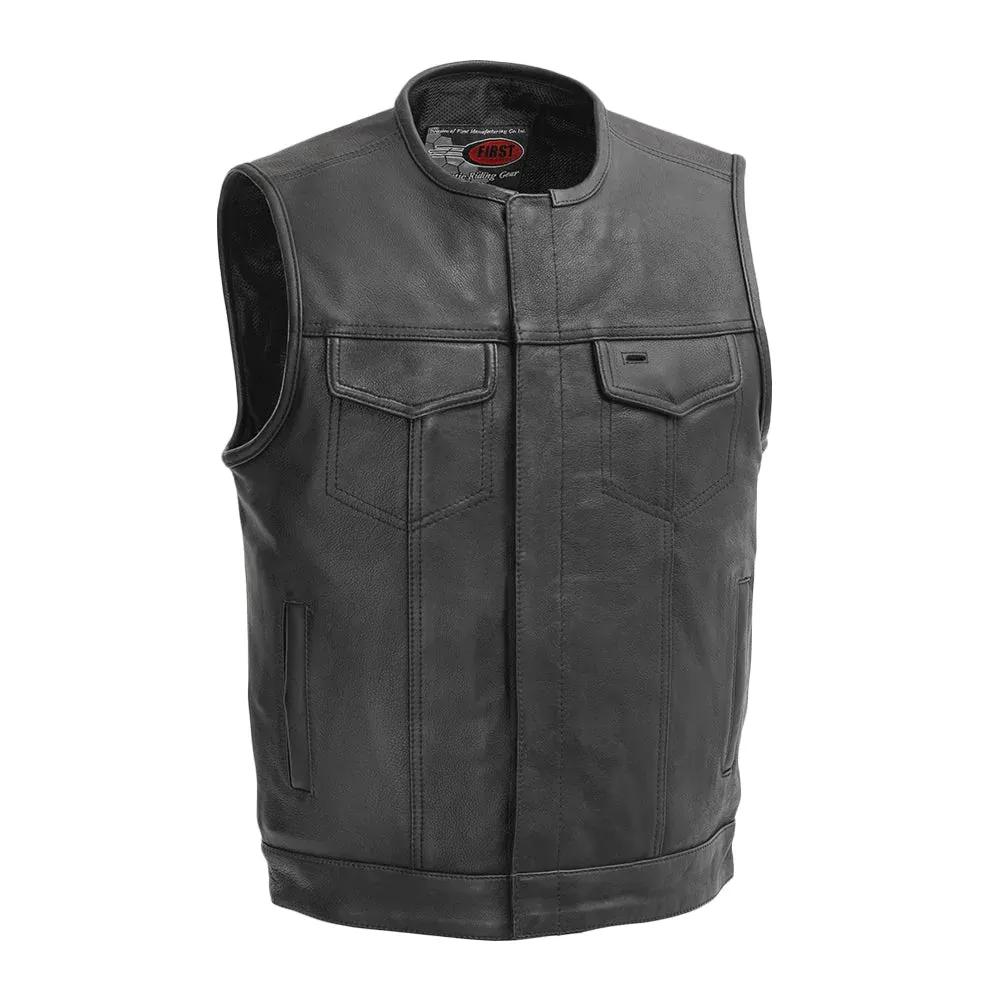 No Rival - Men's Motorcycle Leather Vest