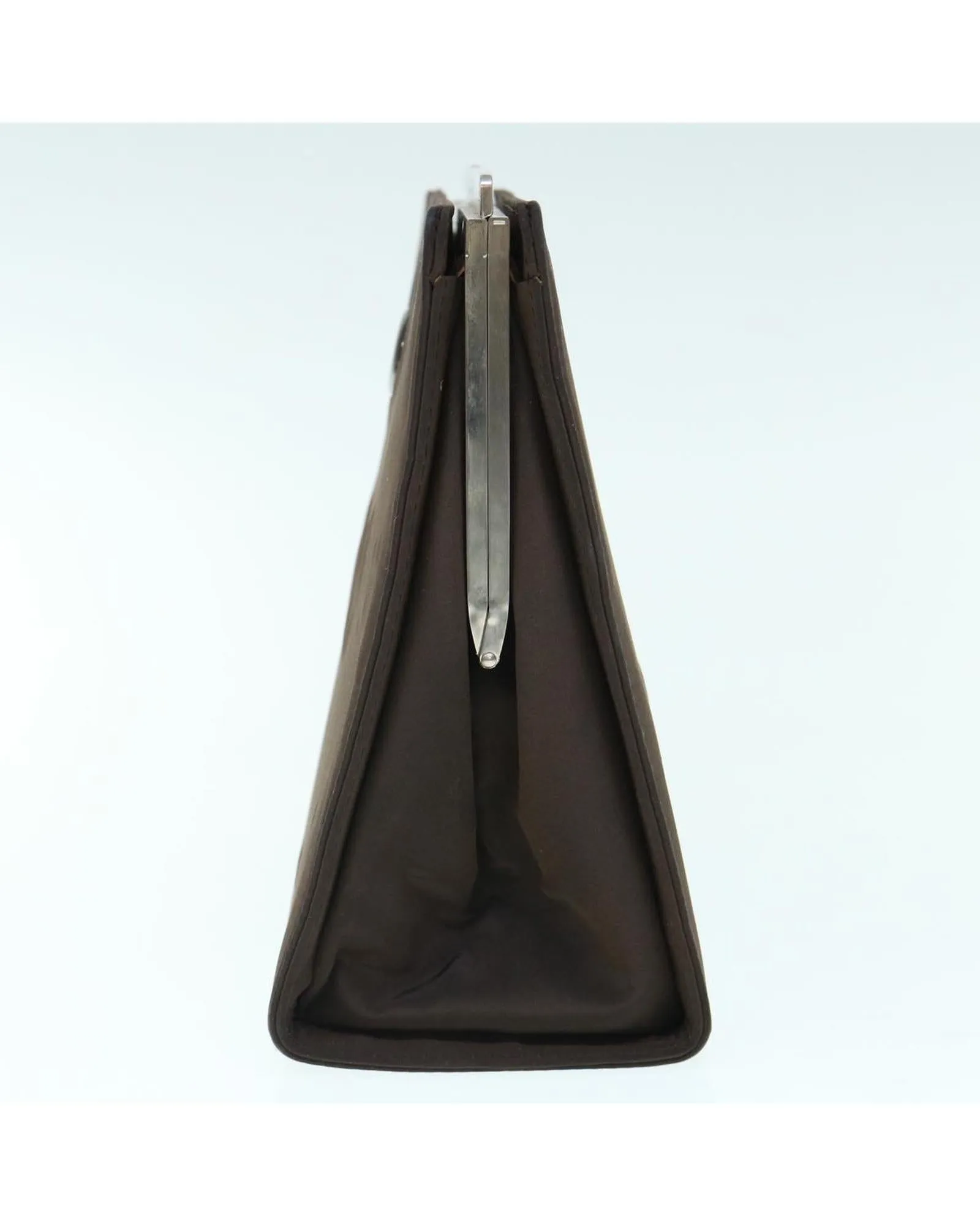 Nylon Brown Shoulder Bag with Dust Bag - Made in Italy