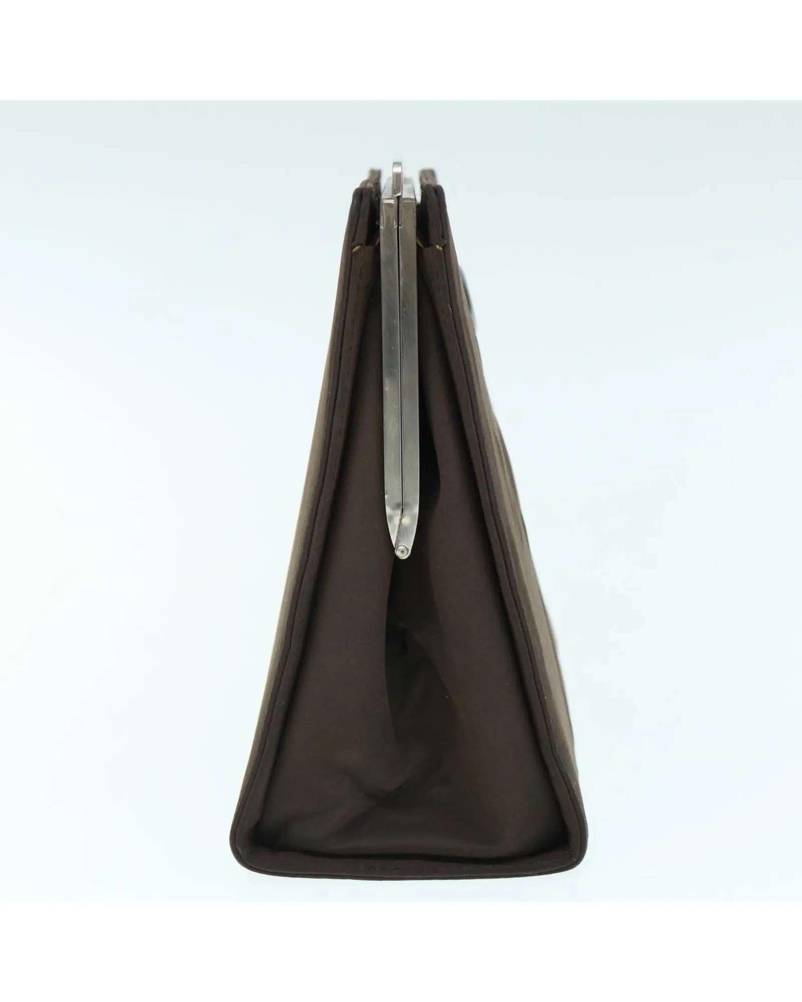 Nylon Brown Shoulder Bag with Dust Bag - Made in Italy