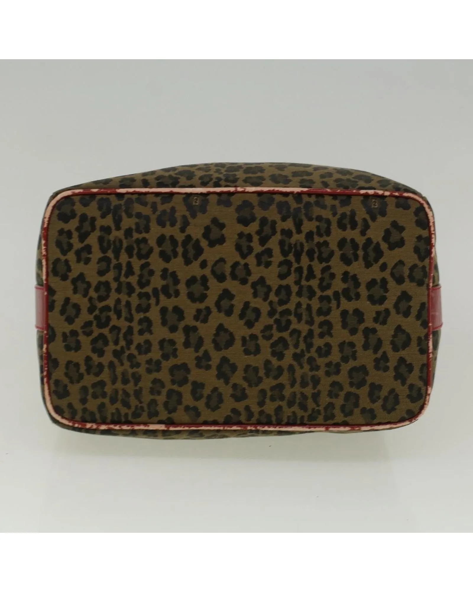 Nylon Leopard Hand Bag