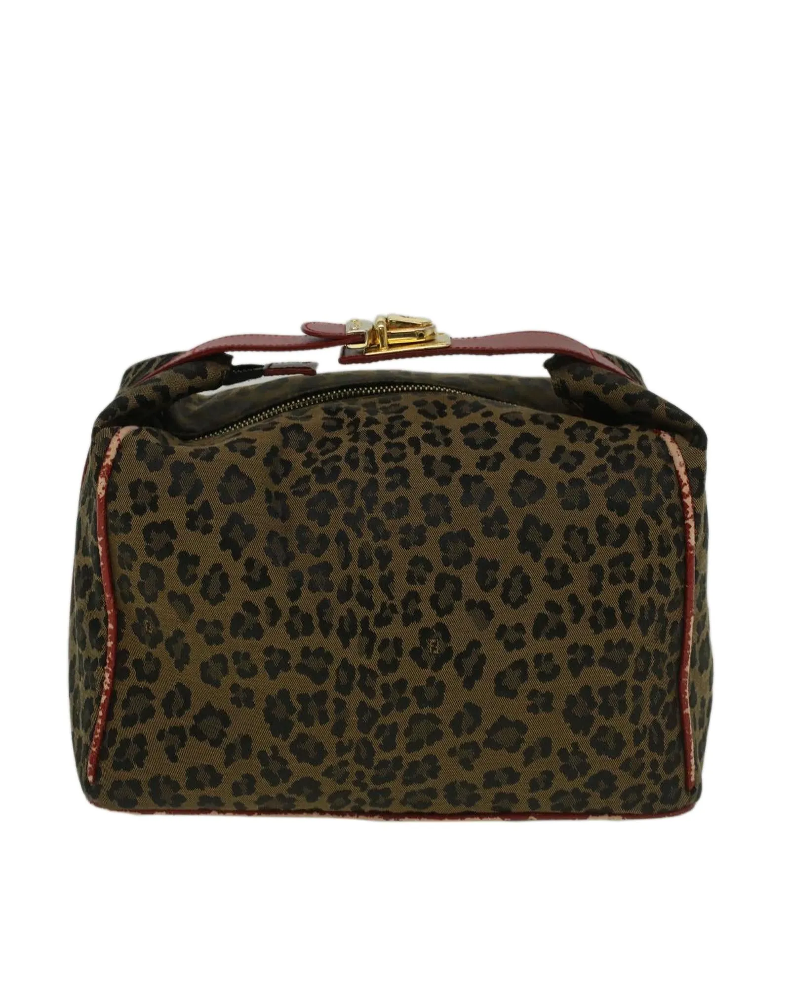 Nylon Leopard Hand Bag