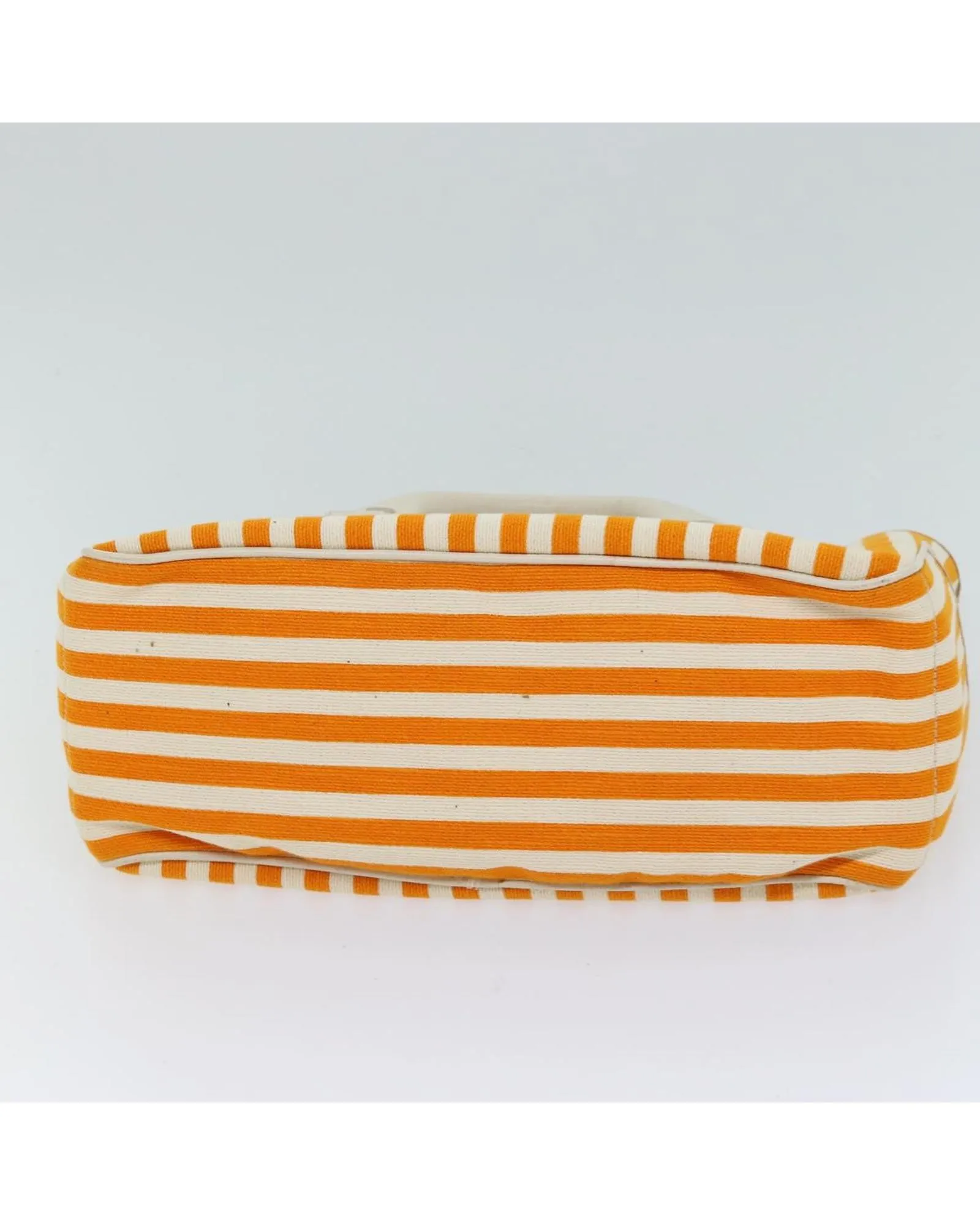 Orange Canvas Hand Bag by Celine