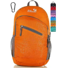 Outlander Ultra Lightweight Packable Water Resistant  Travel Hiking Backpack | Orange