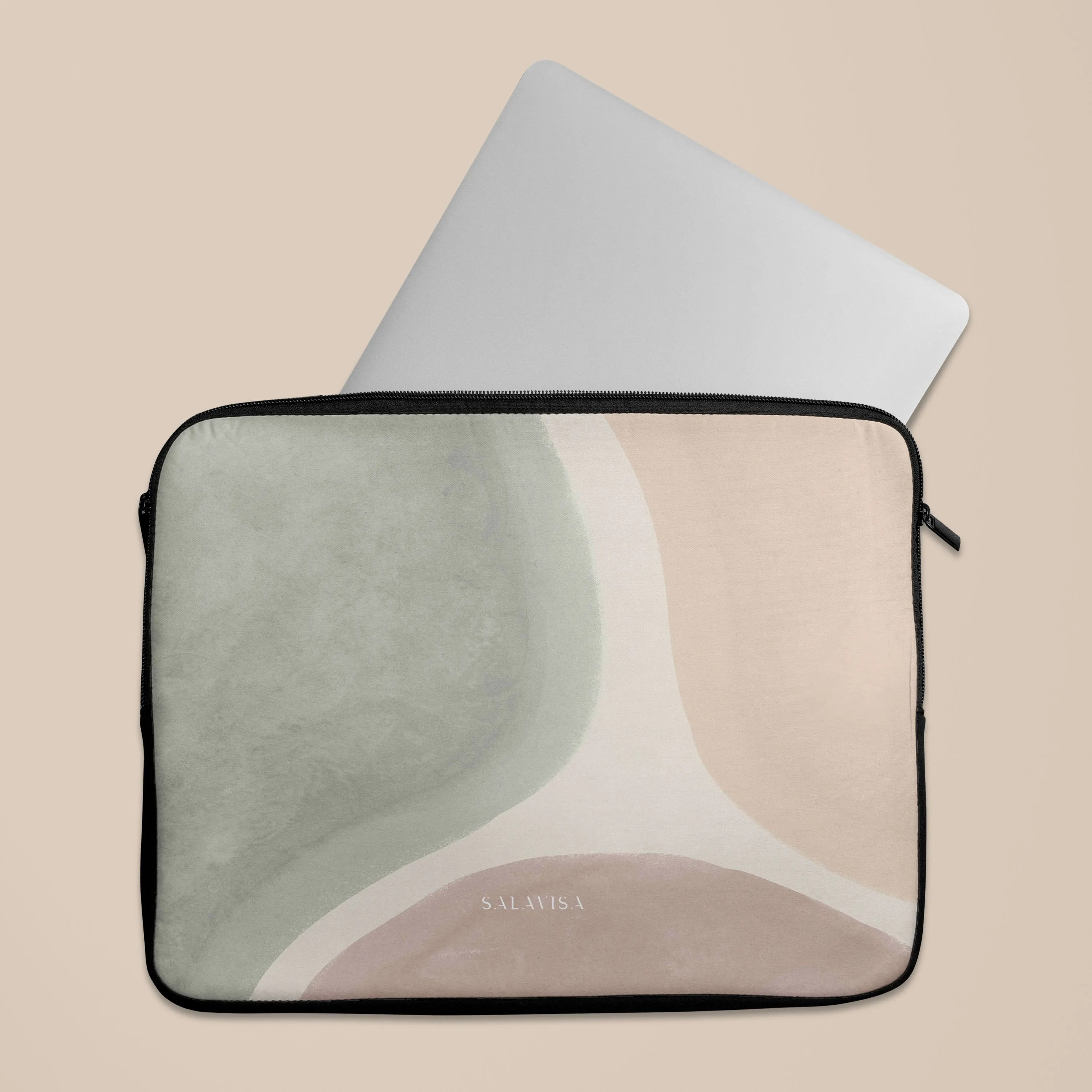 Pale Colors Curves Laptop Sleeve