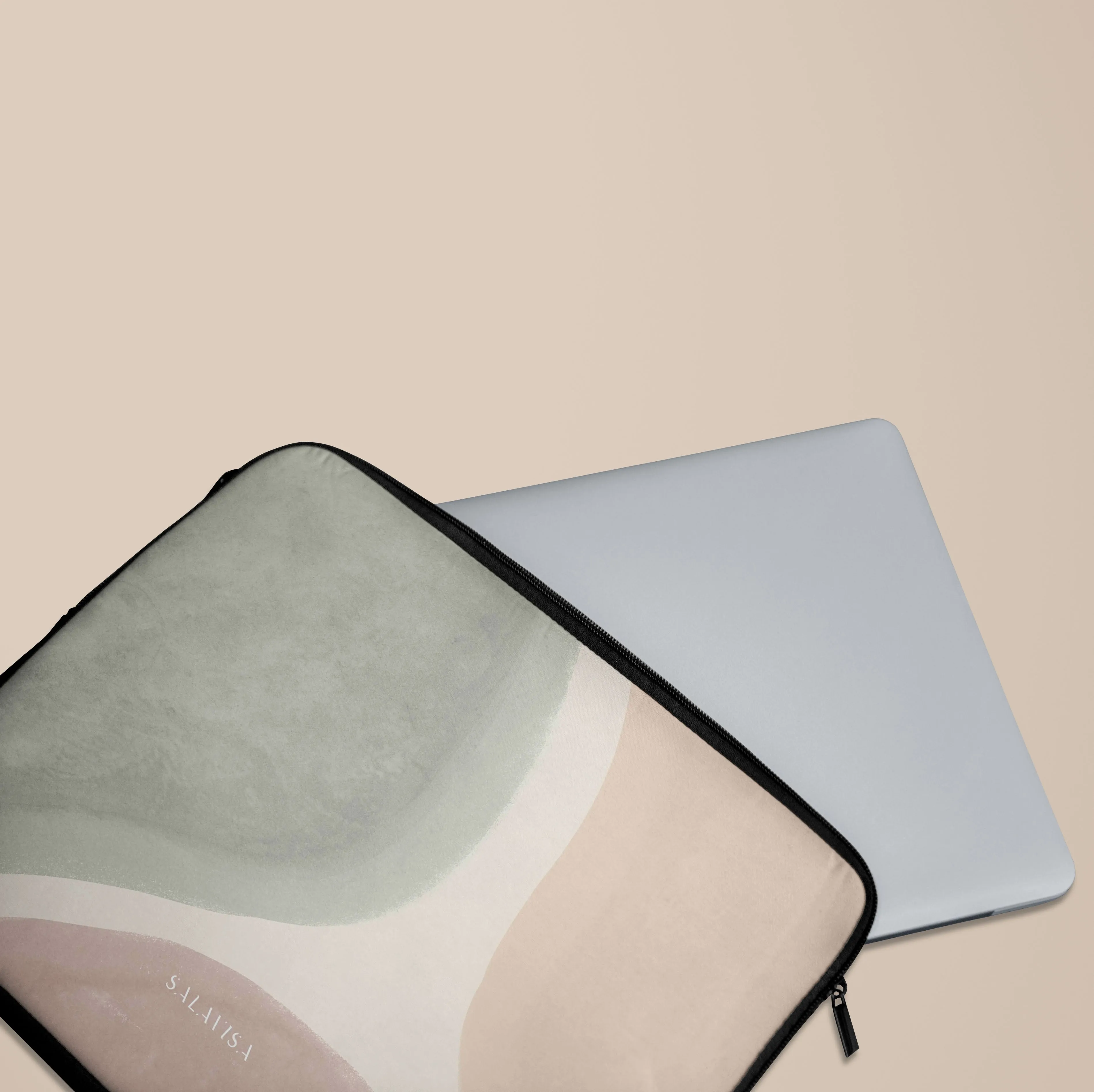 Pale Colors Curves Laptop Sleeve