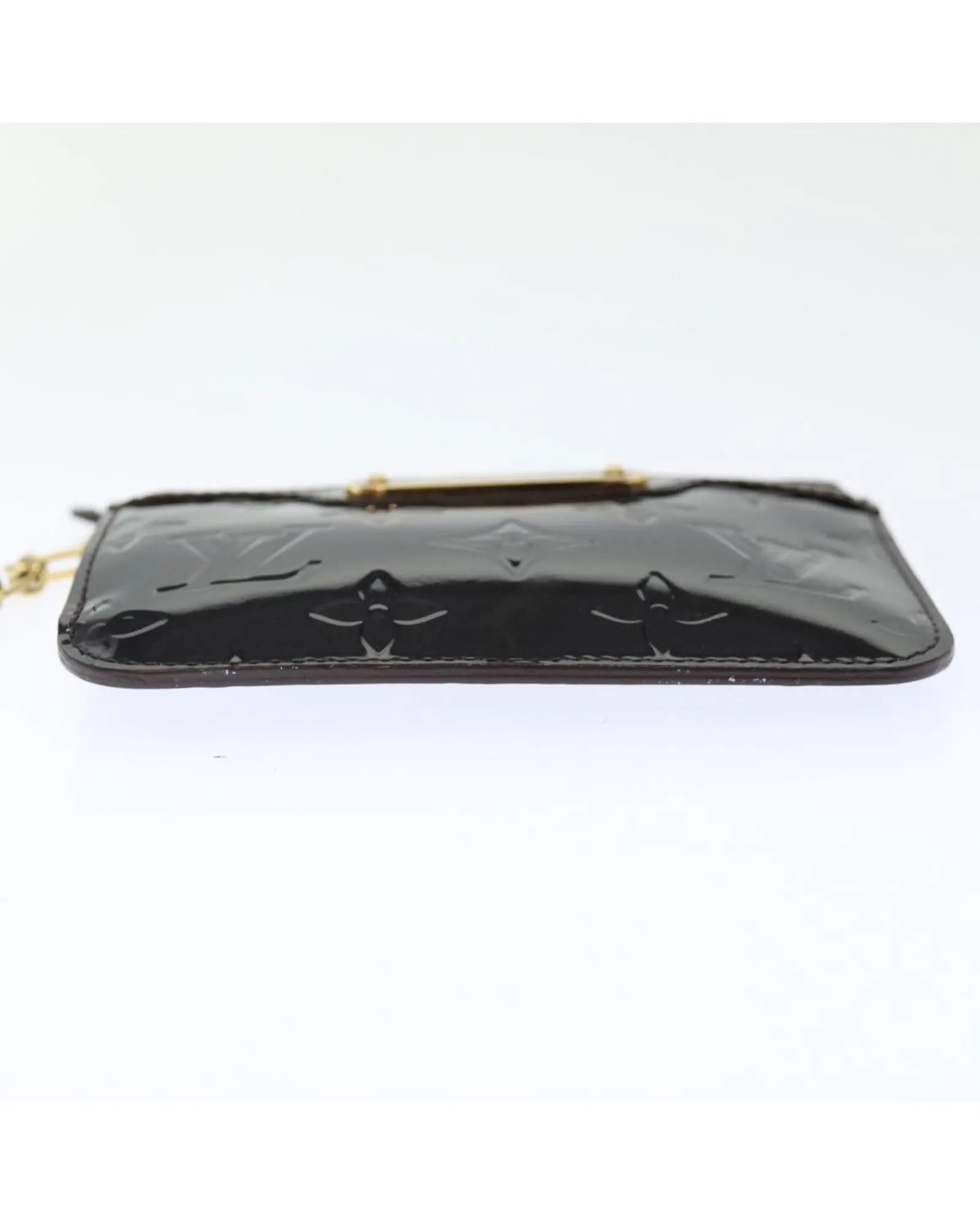 Patent Leather Coin Purse with Dust Bag and Item Box