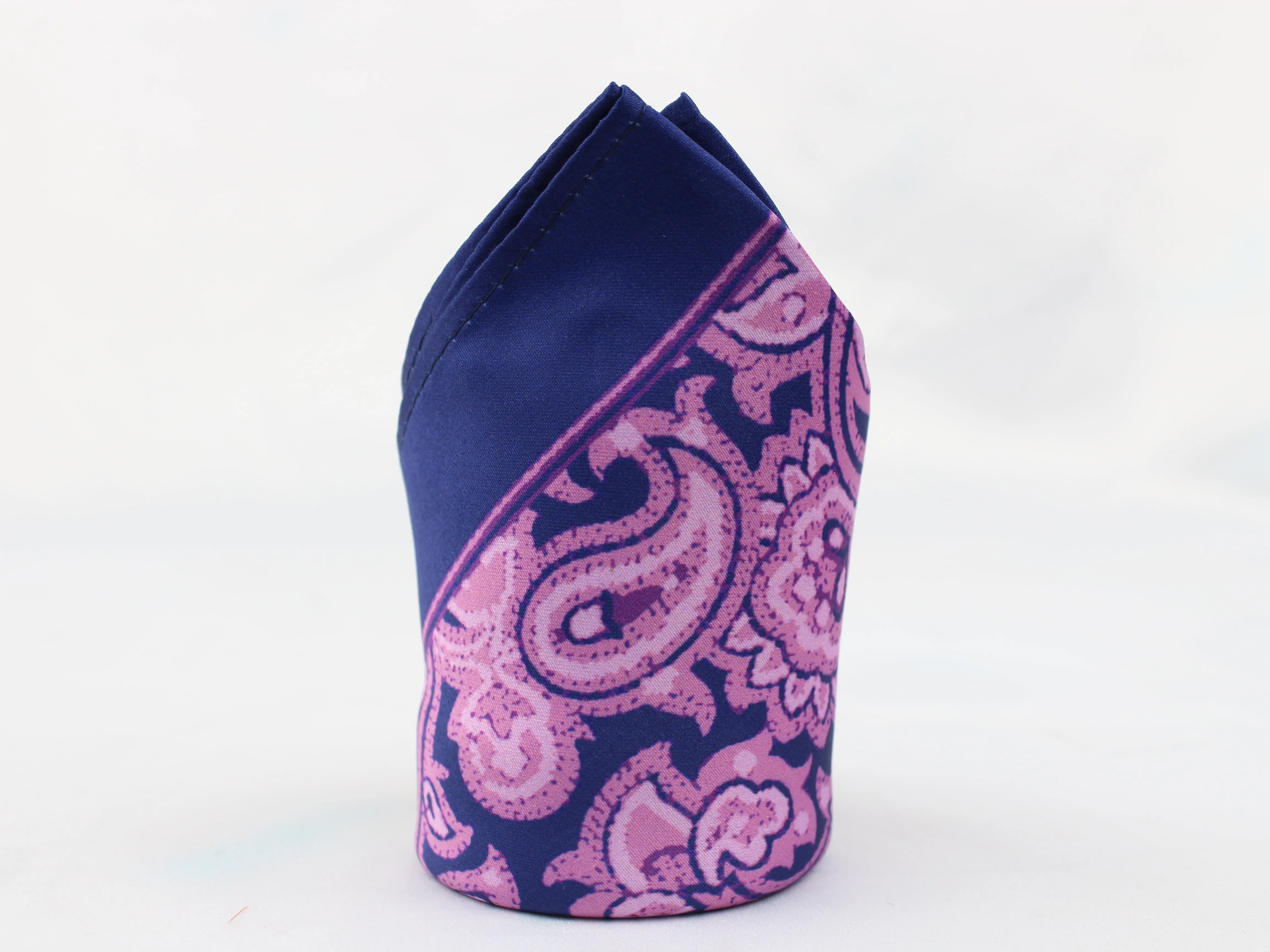 Peluche Floral Designed Pocket Square For Men