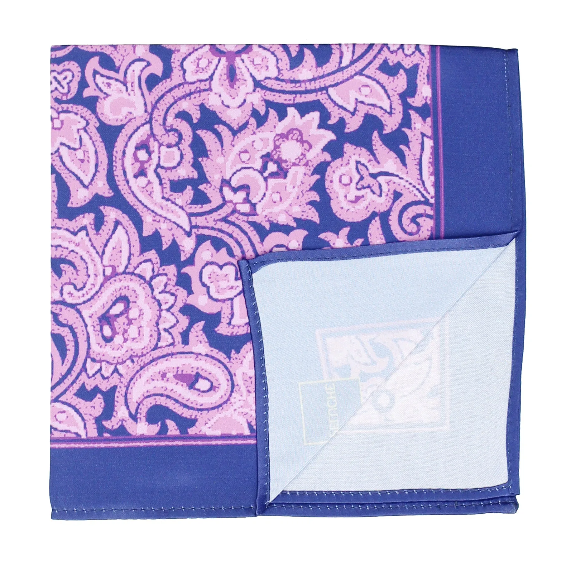 Peluche Floral Designed Pocket Square For Men