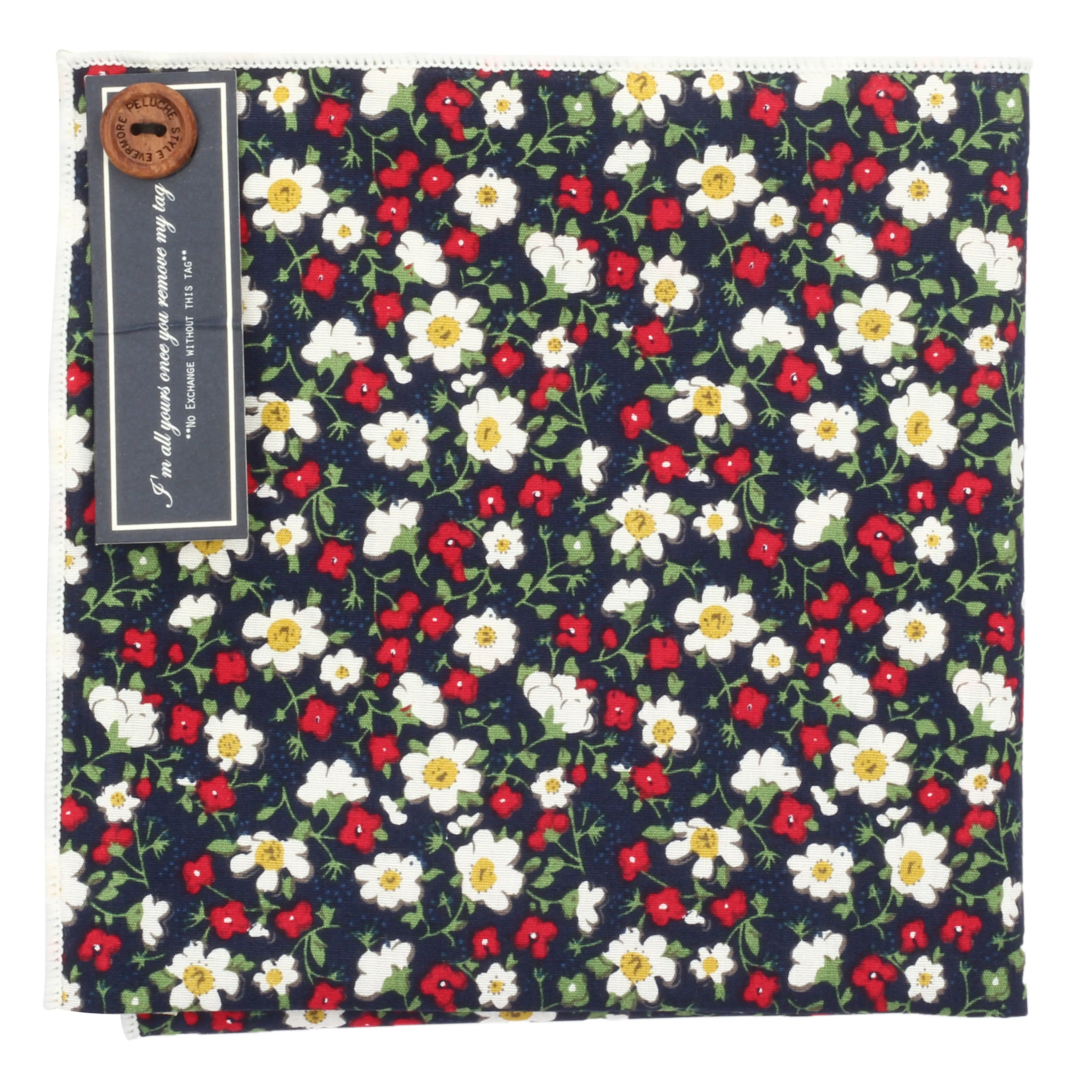 Peluche Little Flowers Multicolored Pocket Square for Men