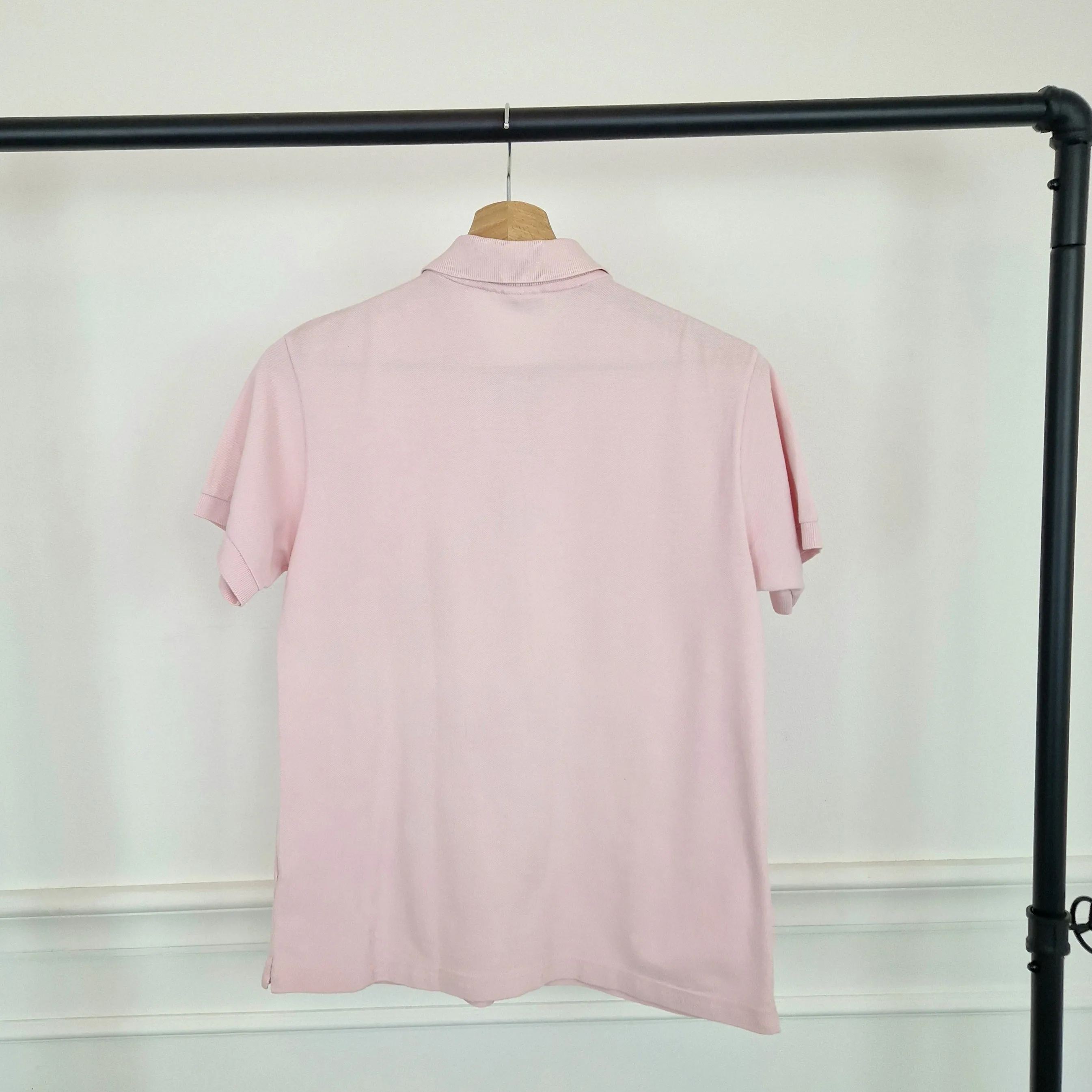 Polo Celine vintage rosa chiaro