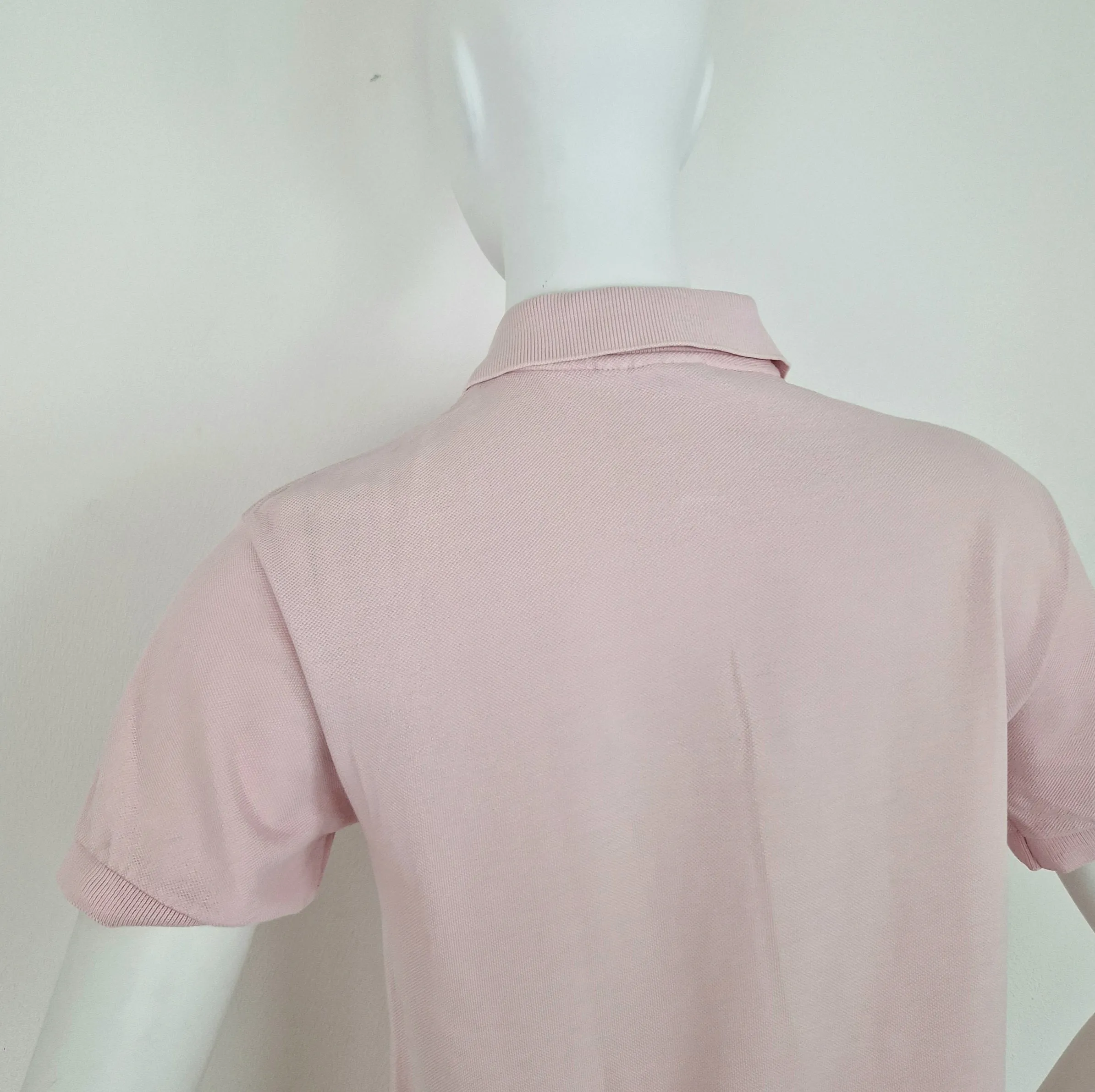 Polo Celine vintage rosa chiaro