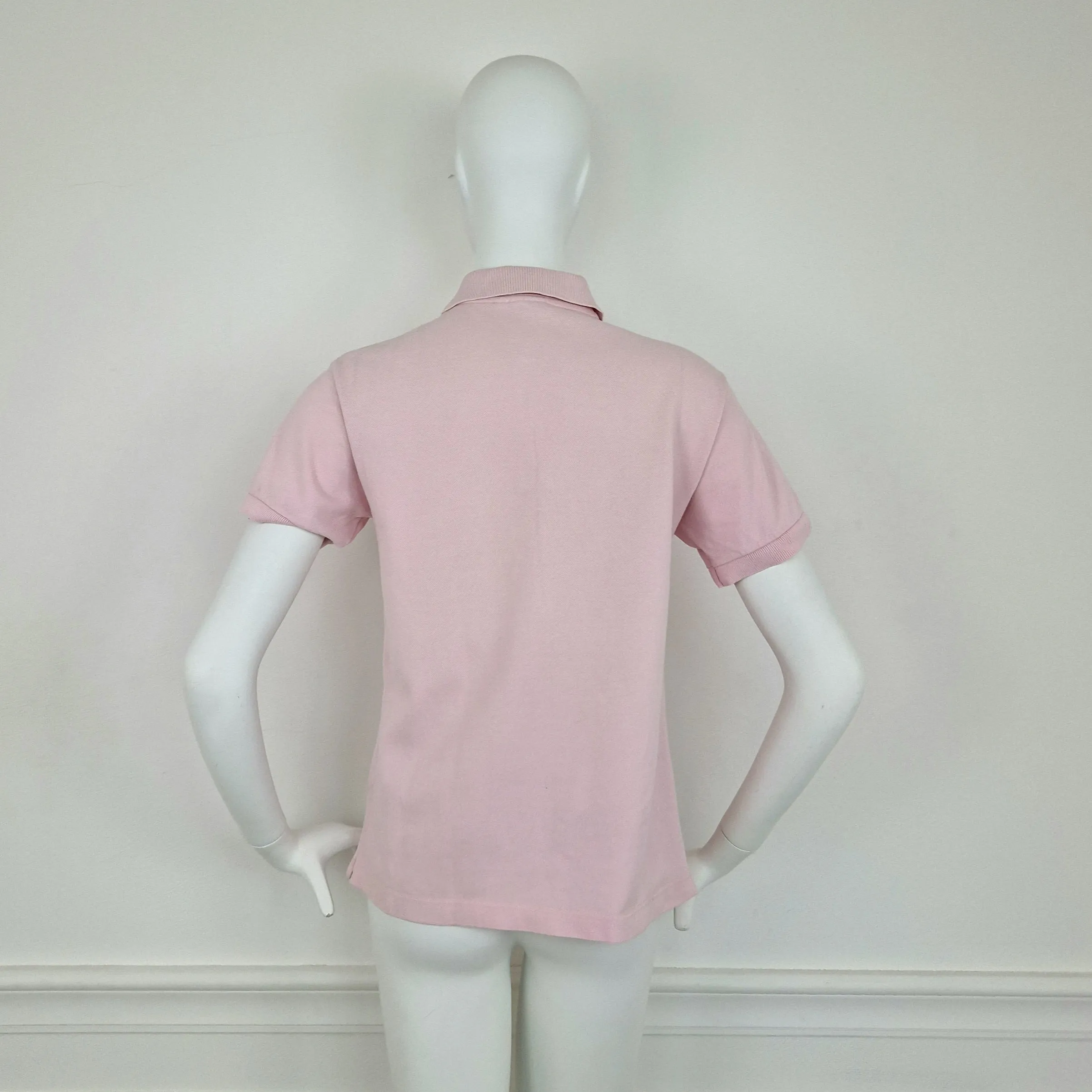 Polo Celine vintage rosa chiaro