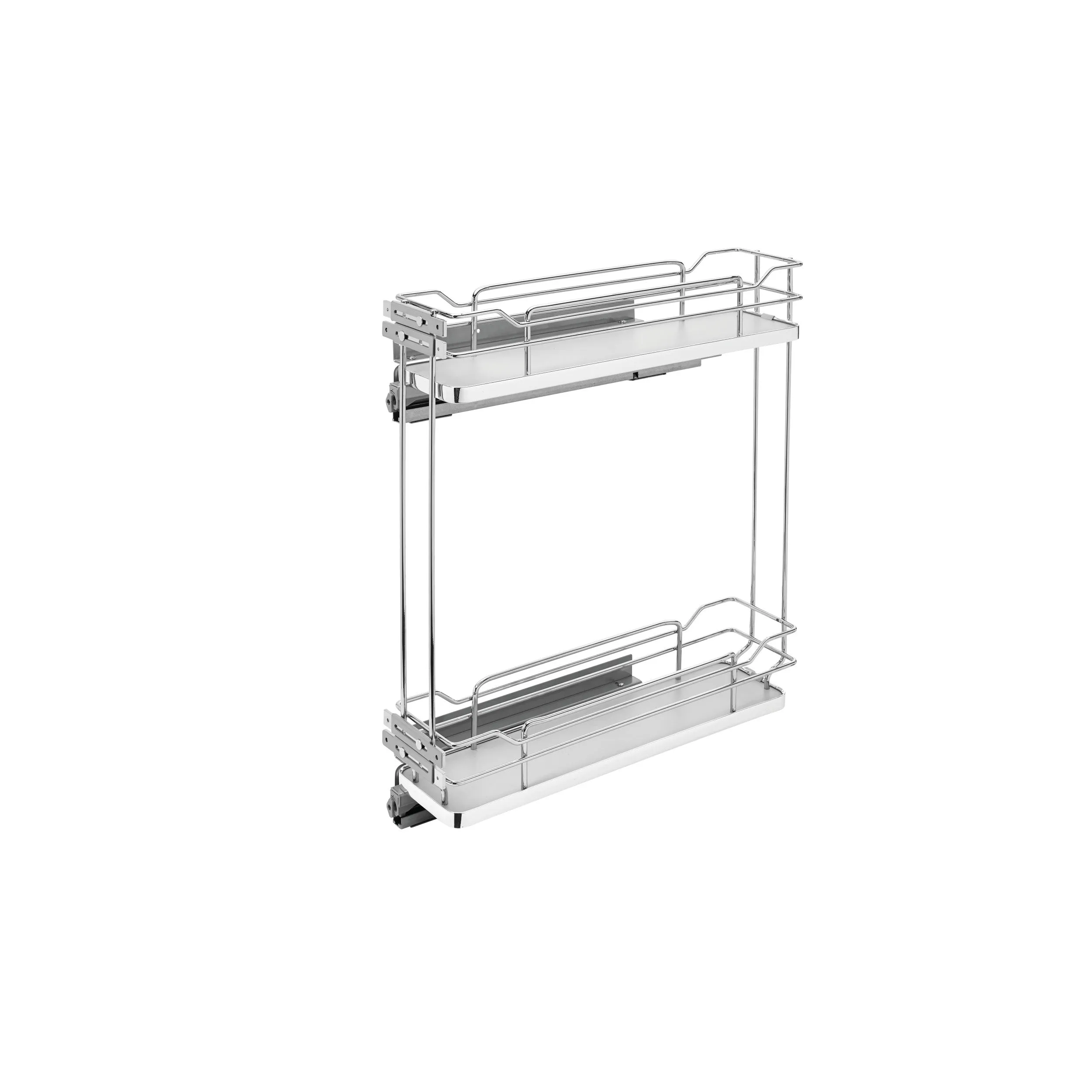 Rev-A-Shelf / 5322-BCSC-5-GR / Two-Tier Sold Surface Pullout Organizers w/ Soft-Close