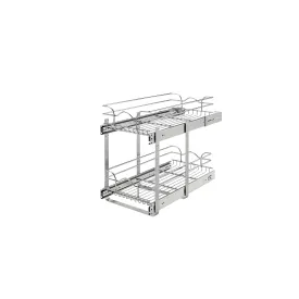 Rev-A-Shelf / 5WB2-1222CR-1 / Two-Tier Bottom Mount Pullout Steel Wire Organizer