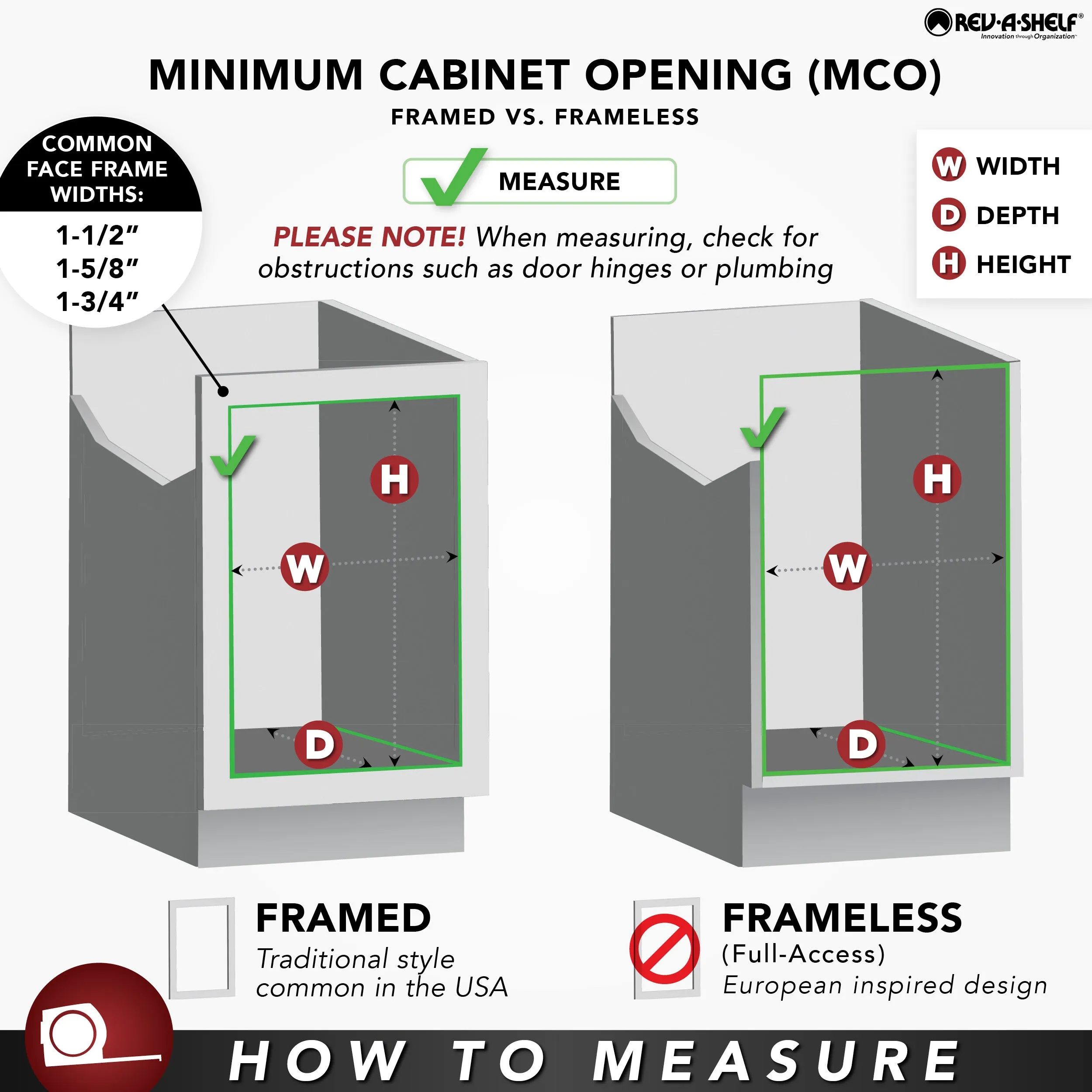 Rev-A-Shelf Polymer 33" Pivot and Slide Half Moon 2-Shelf Organizer for Blind Corner Cabinets 6882-33-11-570