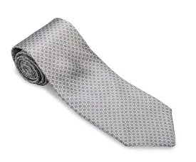 Silver Monroe Links Necktie - F5210