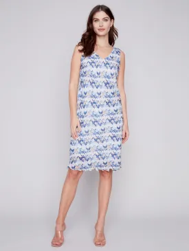 Sleeveless Printed Dress