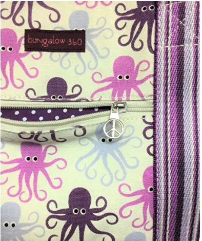 Striped Tote - Octopus