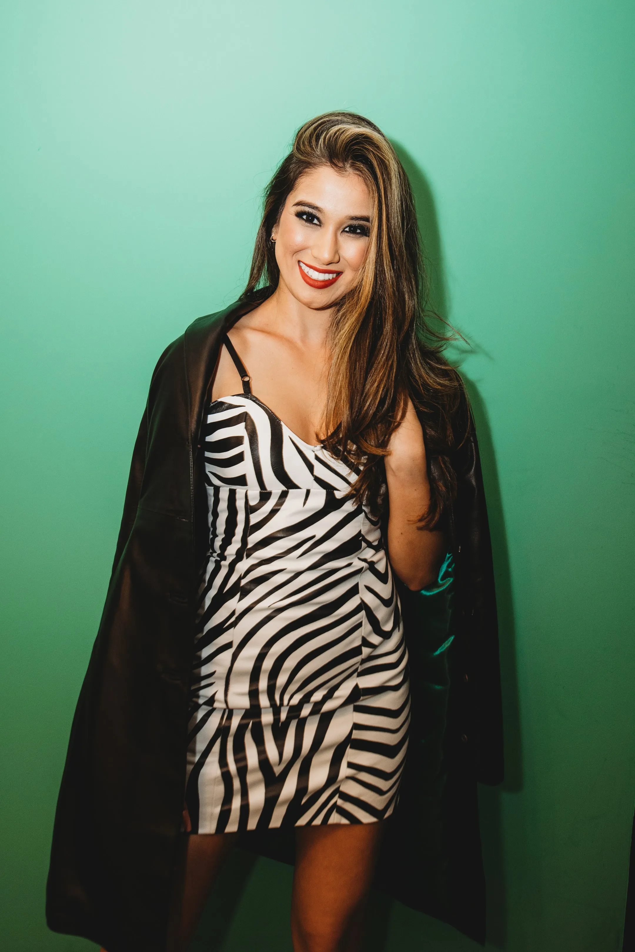 Tiger Print Mini Dress