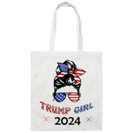 Trump Girl 2024 Canvas Tote Bag