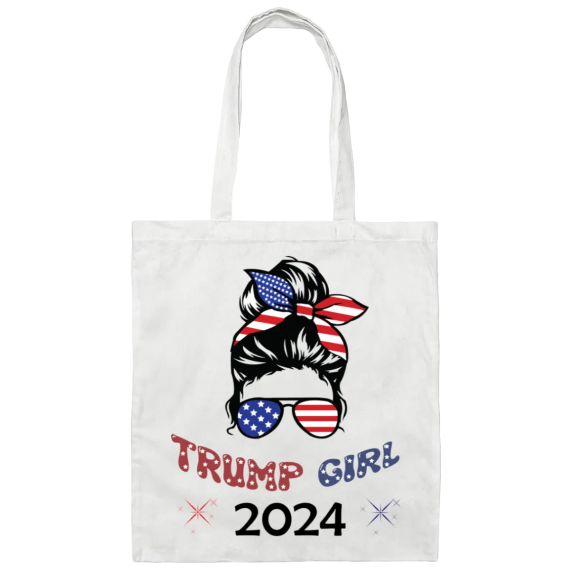 Trump Girl 2024 Canvas Tote Bag