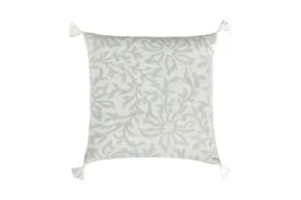 V&A Collaboration Clematis 46x46cm Cushion - Sage Green