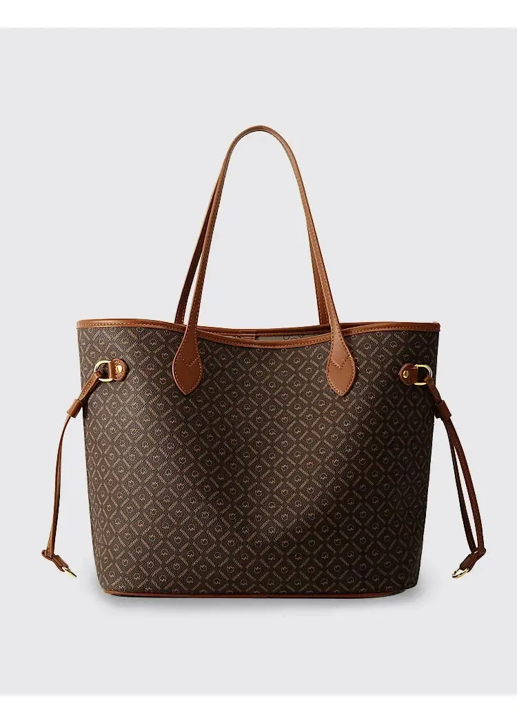 Women's Tote Bag Designer Luxury Handbags and Purse for Female Fashion Shopper Trend 2024 PVC Leather Shoulder Travel Beach Bags